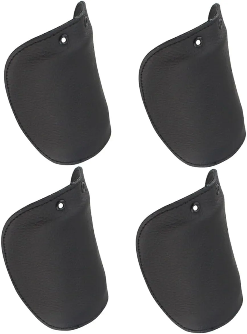 2 Pairs Cowhide Safety Shoes Covers Reusable Protective Overshoes for Workshop Industry Easy to Clean Non Slip Foot Safety Protector