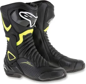 Alpinestars SMX-6 v2 Vented Boots (36) (BLACK/YELLOW)