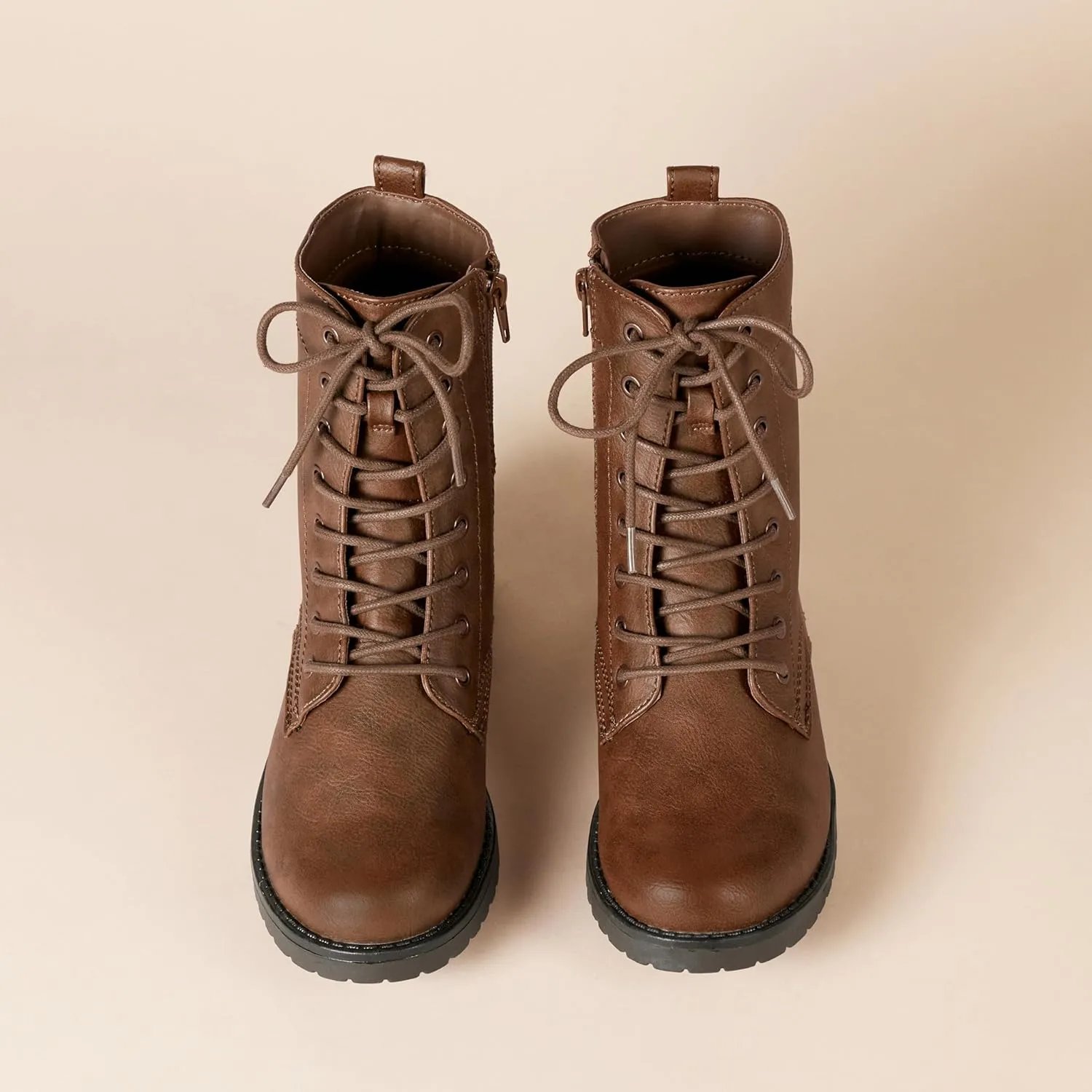 Amazon Essentials Women's Lace-Up Combat Boots