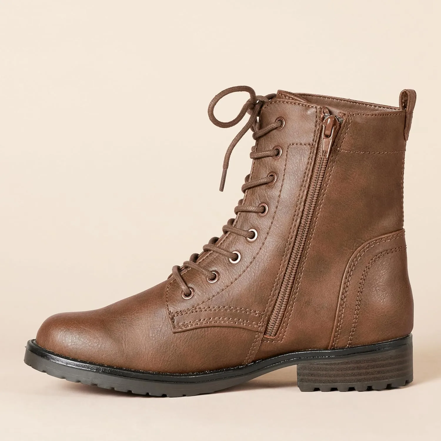 Amazon Essentials Women's Lace-Up Combat Boots