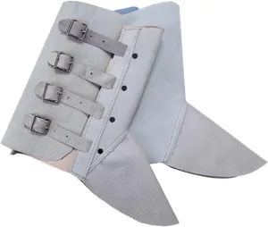 ARTIBETTER 1Pair Welding Shoes Protector Durable Cowhide Protective Cover for Welding Work Foot Covers Easy to Wear and Remove Welding Accessory