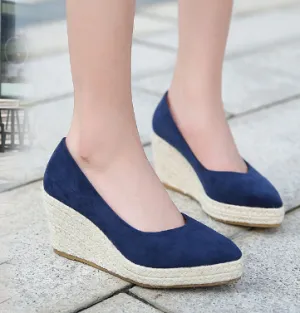 Aryan | Slip-On Platform Espadrilles For Women