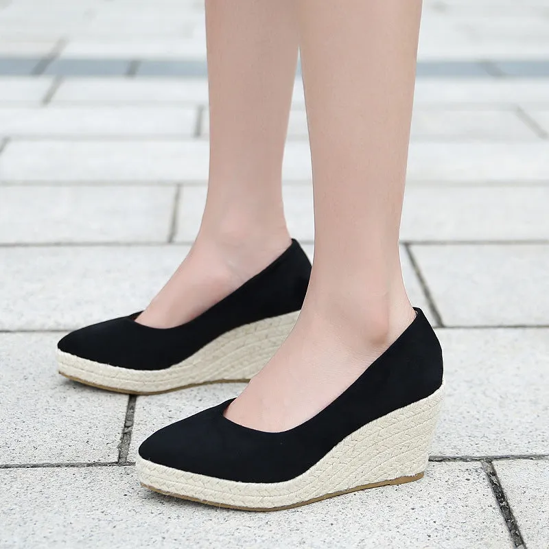 Aryan | Slip-On Platform Espadrilles For Women