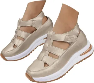 Black Sandals Pointed Toe Closed Toe Suede Wedge Heels Thick Sole Adjustable Buckle Wedge Platform Sandals Slides