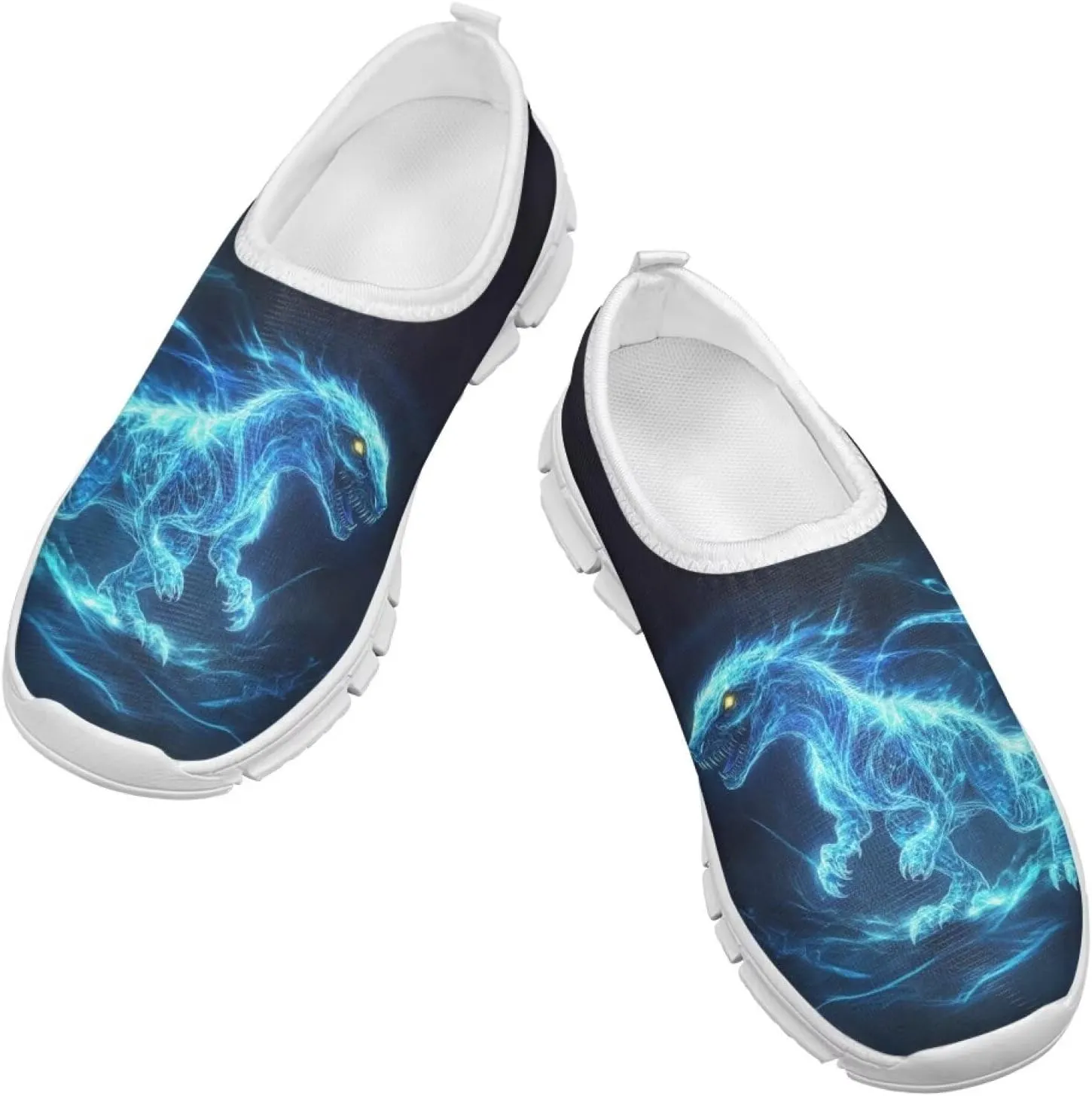 Boys Running Slip On Shoes Breathable Kids School Athletic Shoes for Travel