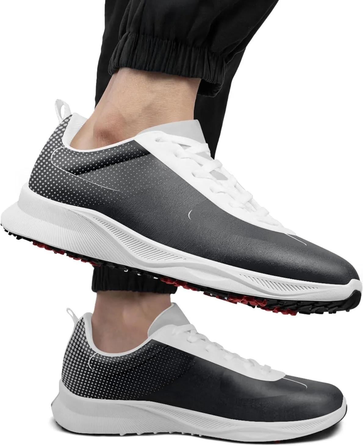 Breathable Golf Shoes for Men with Air-Outer, Ultra-Light Performance Walking Sneakers Enhanced Grip Sports Footwear