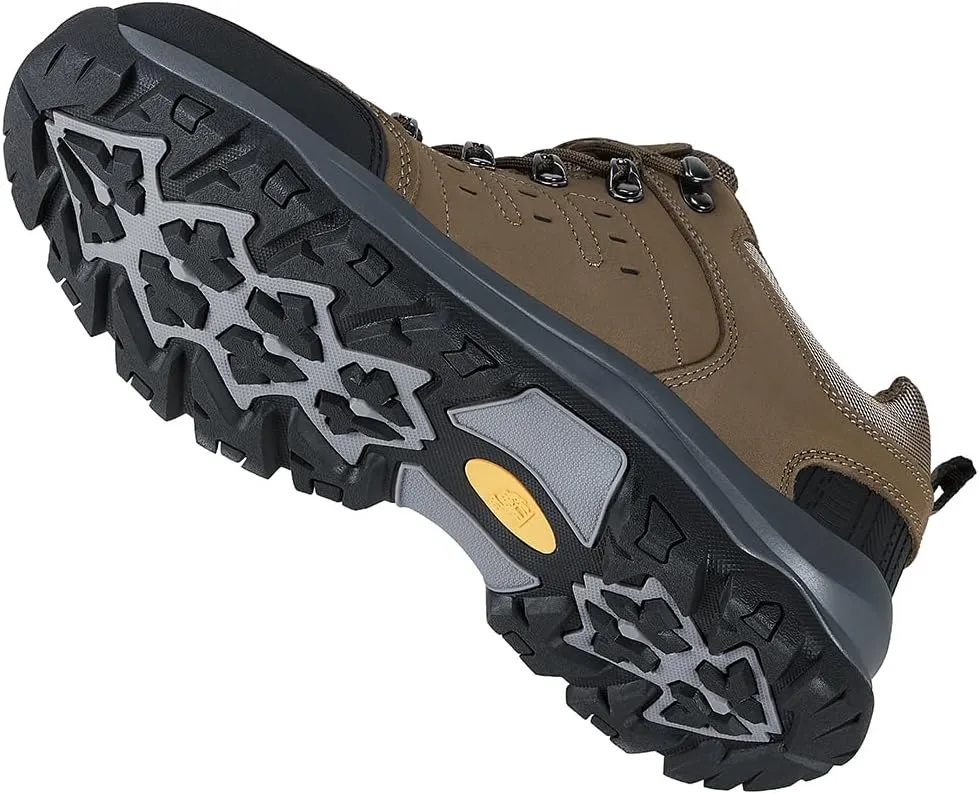 CAMEL CROWN Mens Hiking Shoes Waterproof Comfortable Work Shoes for Men Walking Outdoors Low-Cut Work Boots for Men