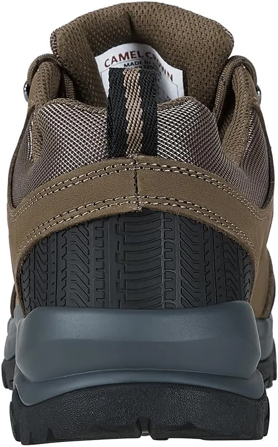 CAMEL CROWN Mens Hiking Shoes Waterproof Comfortable Work Shoes for Men Walking Outdoors Low-Cut Work Boots for Men