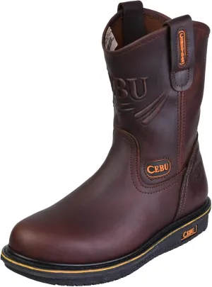CEBU | Comfort Boots For Men | Handcrafted | High-Traction Soles | Resistant | For Professional Jobs | 13 US | Brown