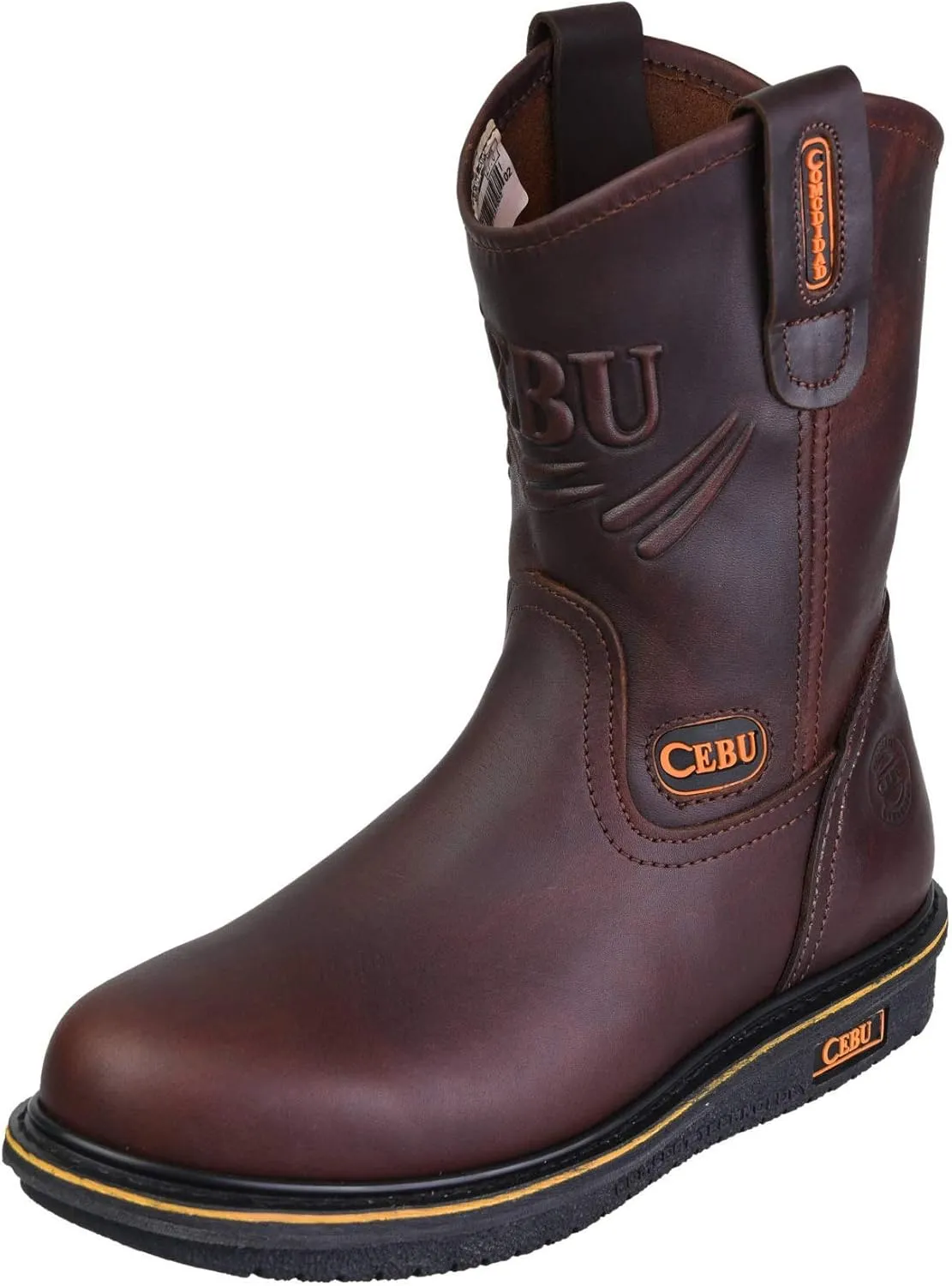 CEBU | Comfort Boots For Men | Handcrafted | High-Traction Soles | Resistant | For Professional Jobs | 13 US | Brown