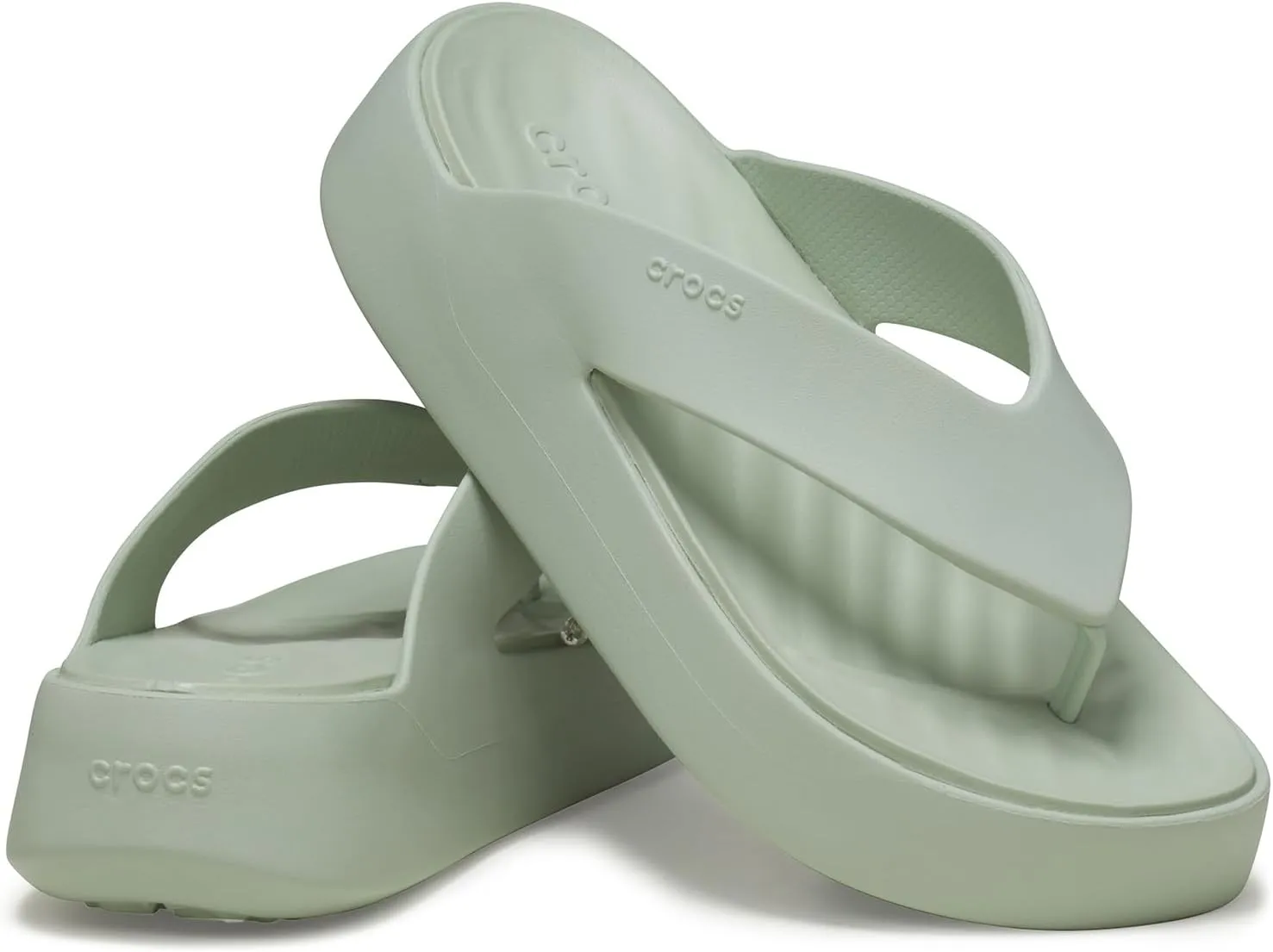 Crocs Women's Getaway Platform Flip Flops, Wedge Sandals for Women