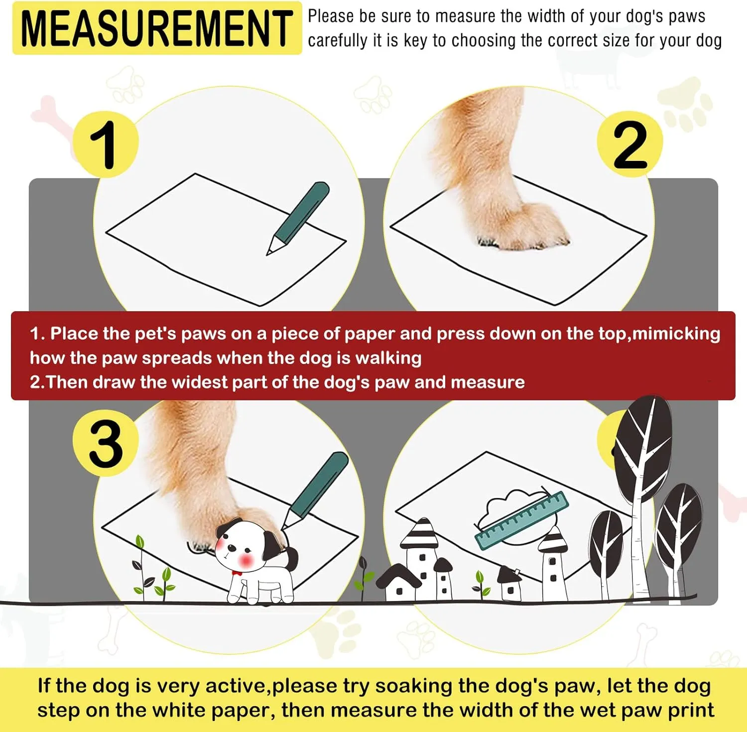 DcOaGt Dog Shoes for Large Dogs, 4PCS Anti-Slip Dog Boots & Paw Protectors for Hot Pavement Winter Snow Hiking Walking, Waterproof Breathable and Reflective Dog Booties for Large Size Dogs