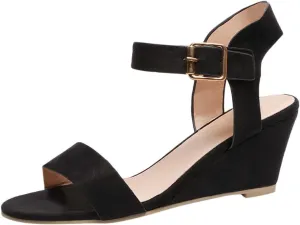 Eduavar Sandals for Women 2023, Orthopedic Sandals for Women Open Toe Ankle Strap Wedge Sandals Summer Dress Shoes