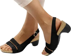 Eduavar Sandals Women Dressy Summer, Womens Sandals Wedge Sandals Ultra-Comfy Breathable Sandals Orthotic Sandals Women