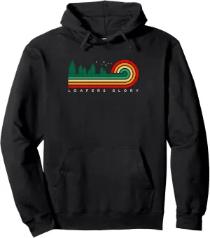 Evergreen Vintage Stripes Loafers Glory, North Carolina Pullover Hoodie