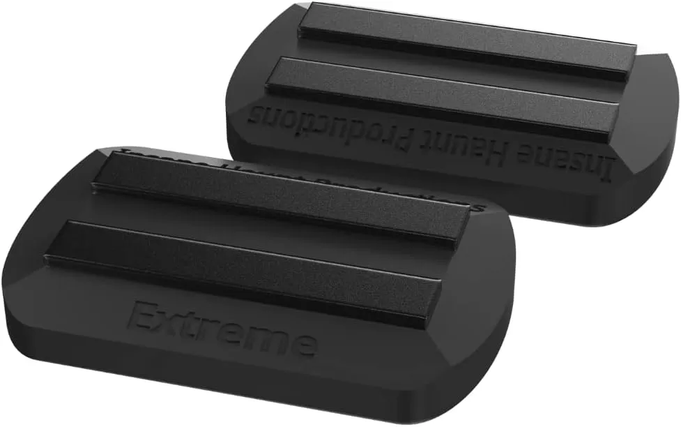 Extreme Foot Pucks, 1 Pair Protective Sliding Sparking Gear with 4-3in Square Flint Rods for Sliders, Longboards, and Skateboard