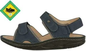 Finn Comfort Womens Yuma 1561 Lake/Grey Nubuck Sandals