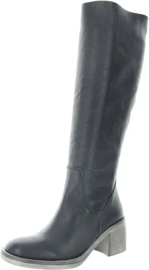 Free People Essential Tall Slouch Boots for Women - Rounded Toe with Supportive Block Heel, Chic and Cosy Long Boots