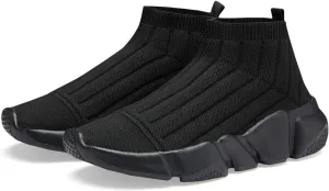 Hetios Girls Sneakers Running Shoes High-Heeled Socks Shoes Boys Athletic Sneakers Kids Sock Shoes (Toddler/Little Kid/Big Kid)