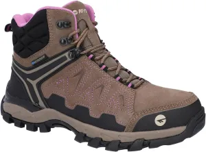 HI-TEC V-Lite Explorer WP Hiking Boots Brown/Lilac UK 4 Brown/Lilac