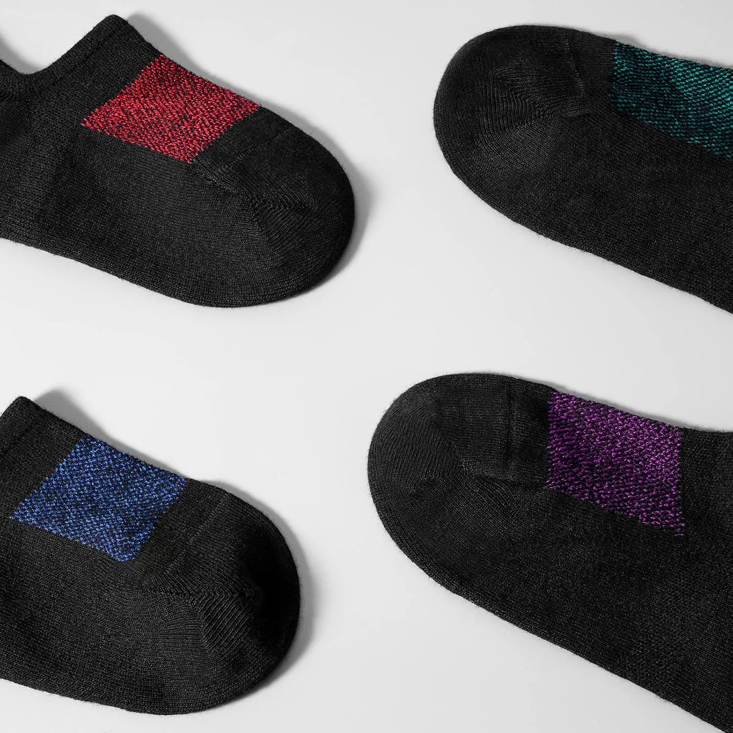 IDEGG No Show Socks Men Low Cut Ankle Short Socks for Men Casual Athletic Socks with Non Slip Grip