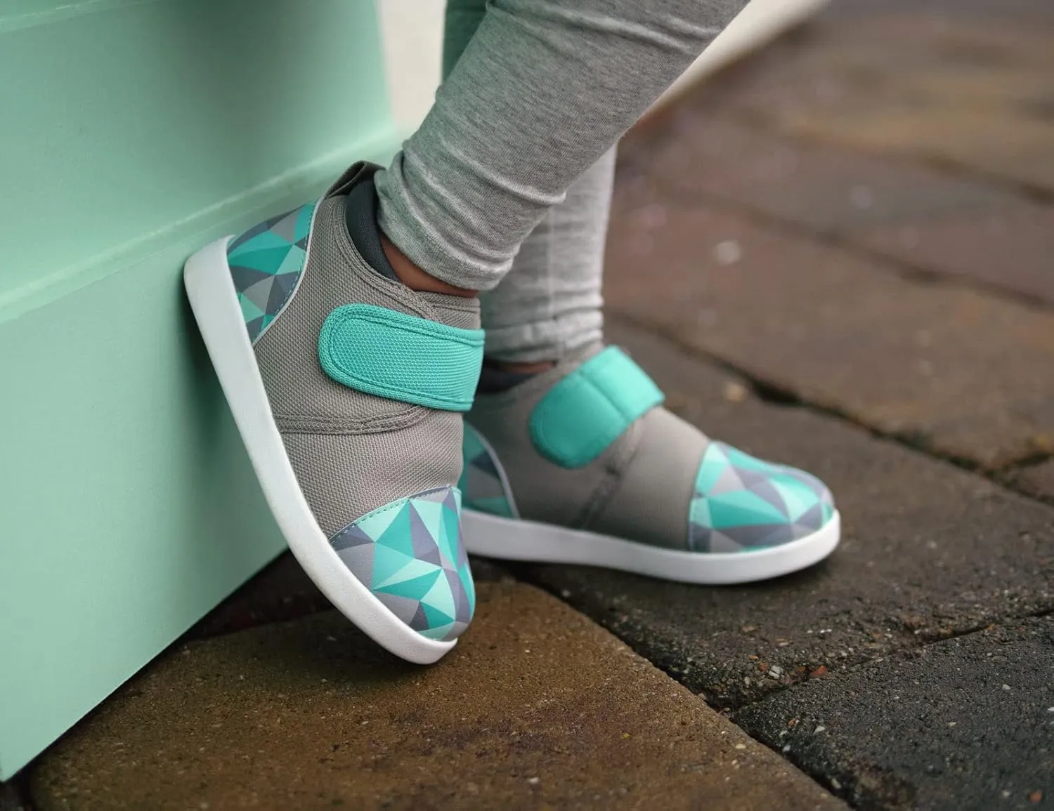 ikiki Sneaks Shoes for Toddlers and Little Kids. Roomy fit Sneakers - Note: Non Squeaking - Vegan Leather Toe and Heel