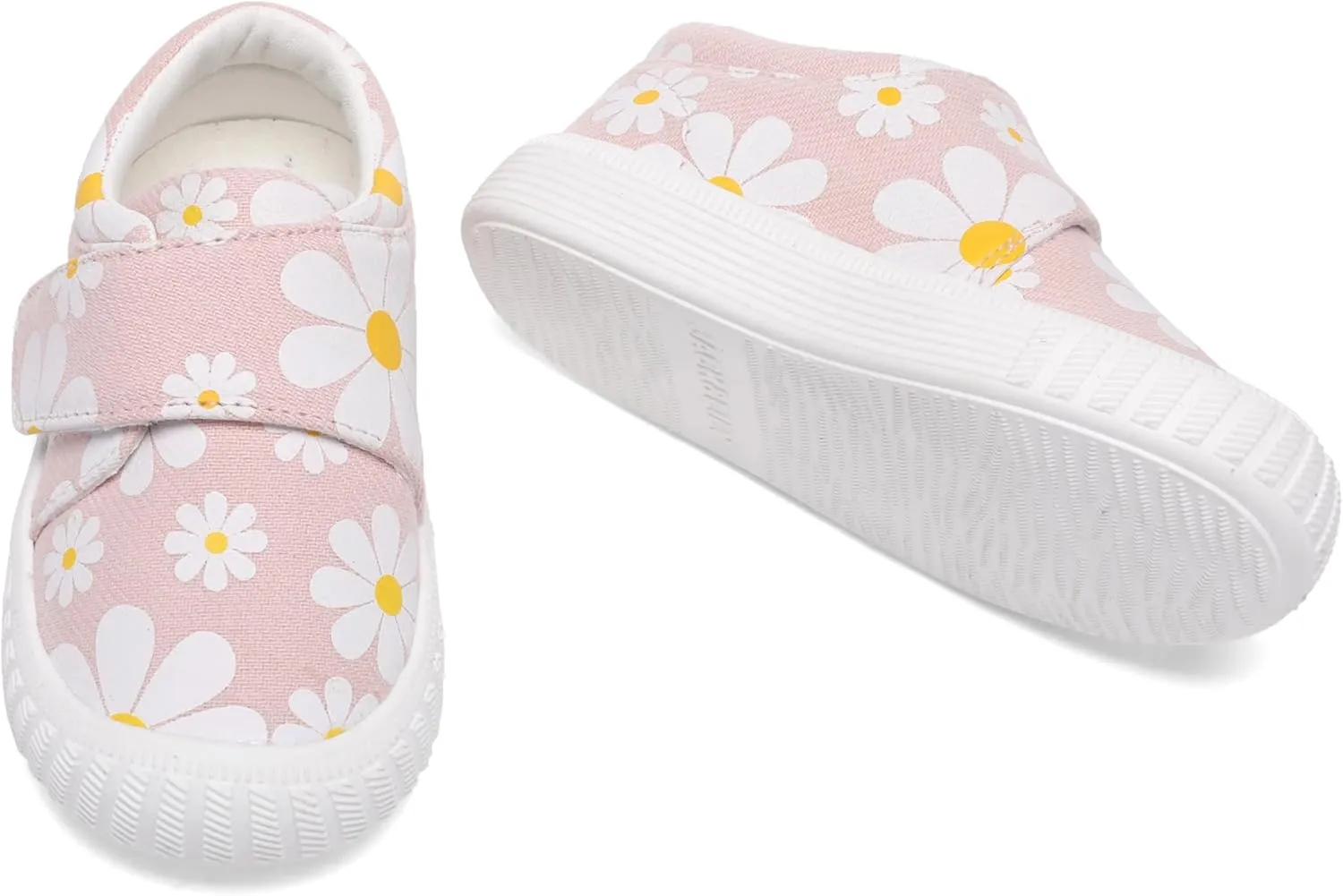 Jack & Lily Canvas Sneakers for Kids - Breathable Toddler Shoes with Non-Slip Sole for Confident Steps - Slip on Shoes for Comfort & Daily Play - Baby Sneakers Keep Little Feet Happy All Day