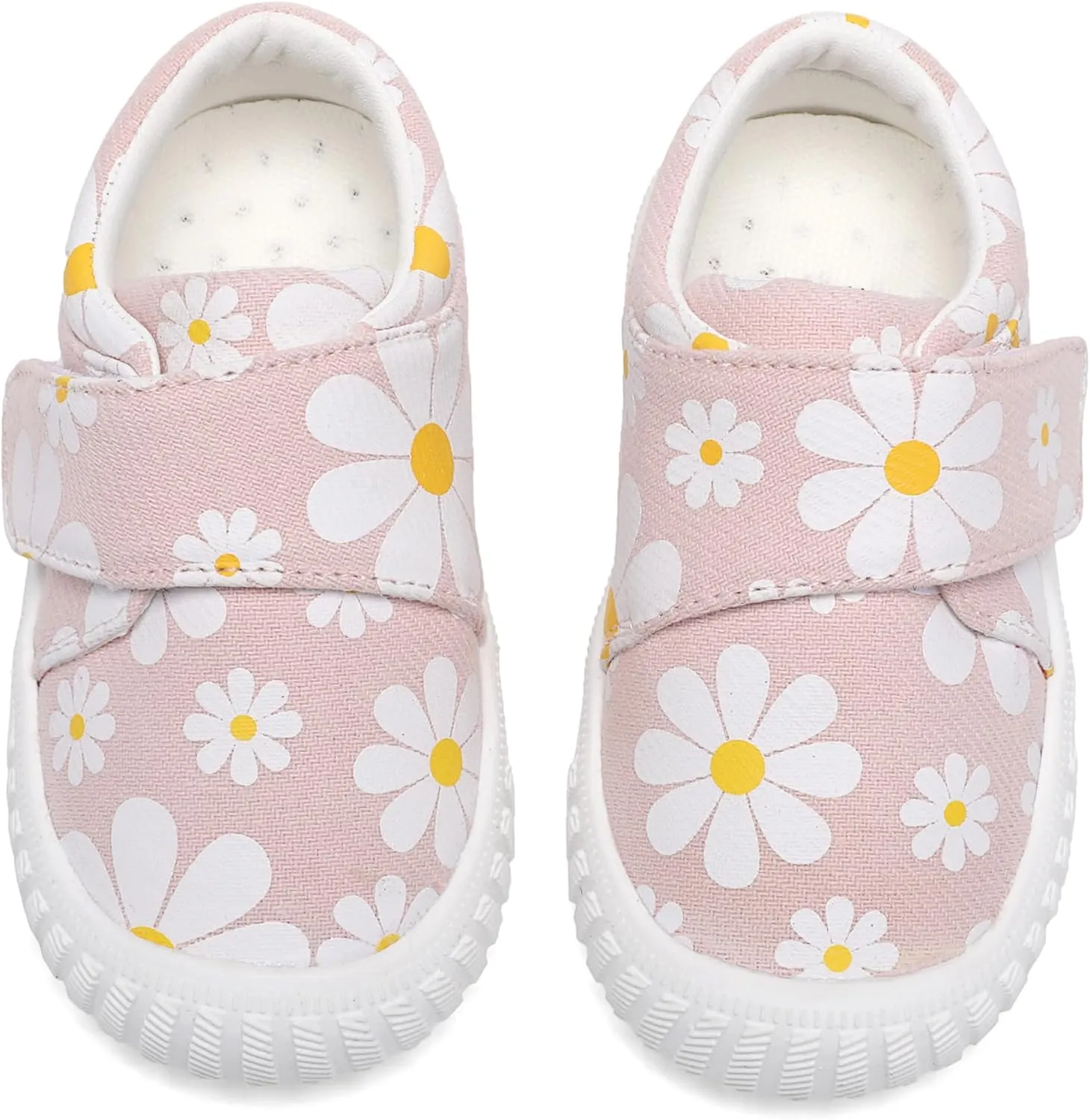 Jack & Lily Canvas Sneakers for Kids - Breathable Toddler Shoes with Non-Slip Sole for Confident Steps - Slip on Shoes for Comfort & Daily Play - Baby Sneakers Keep Little Feet Happy All Day