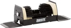 Jobsite Boot Scrubber - Outdoor Shoe Scraper Cleaner Brush - Extra Wide