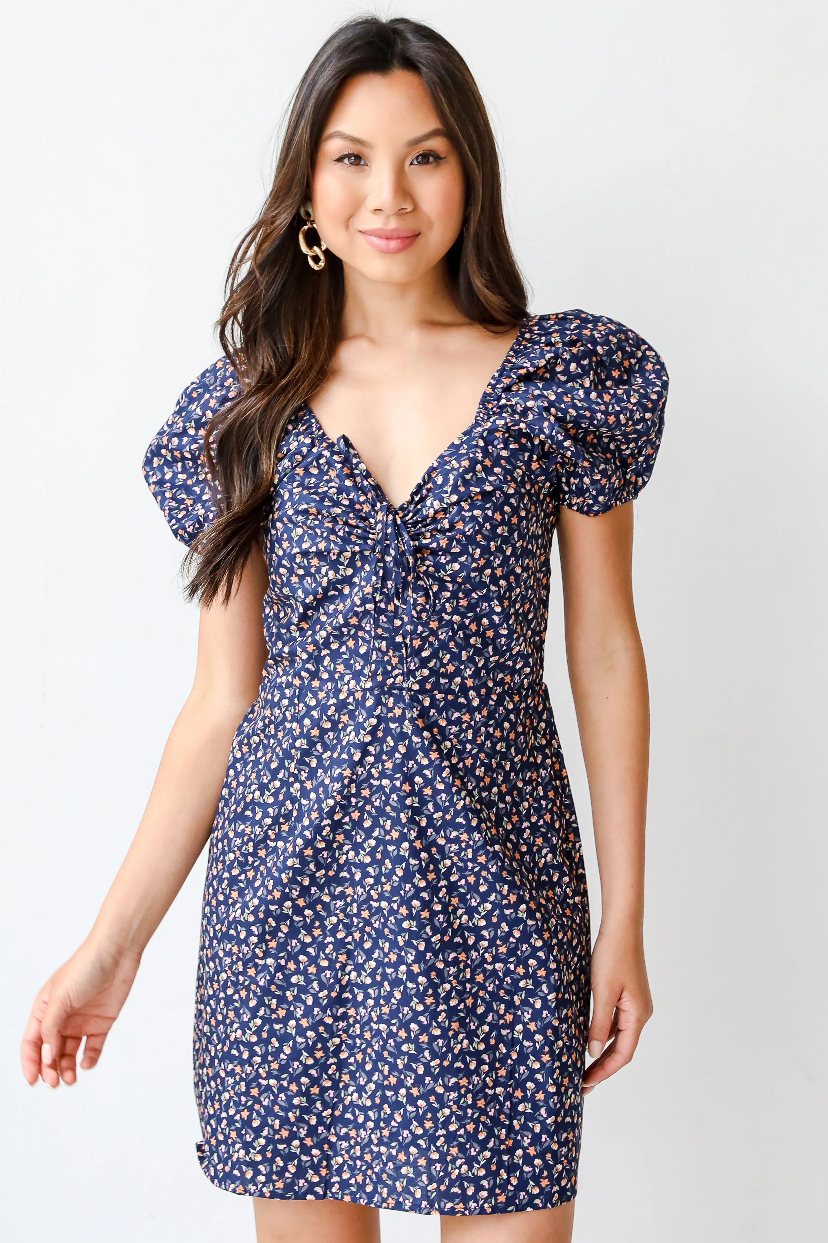 Just Dainty Floral Mini Dress