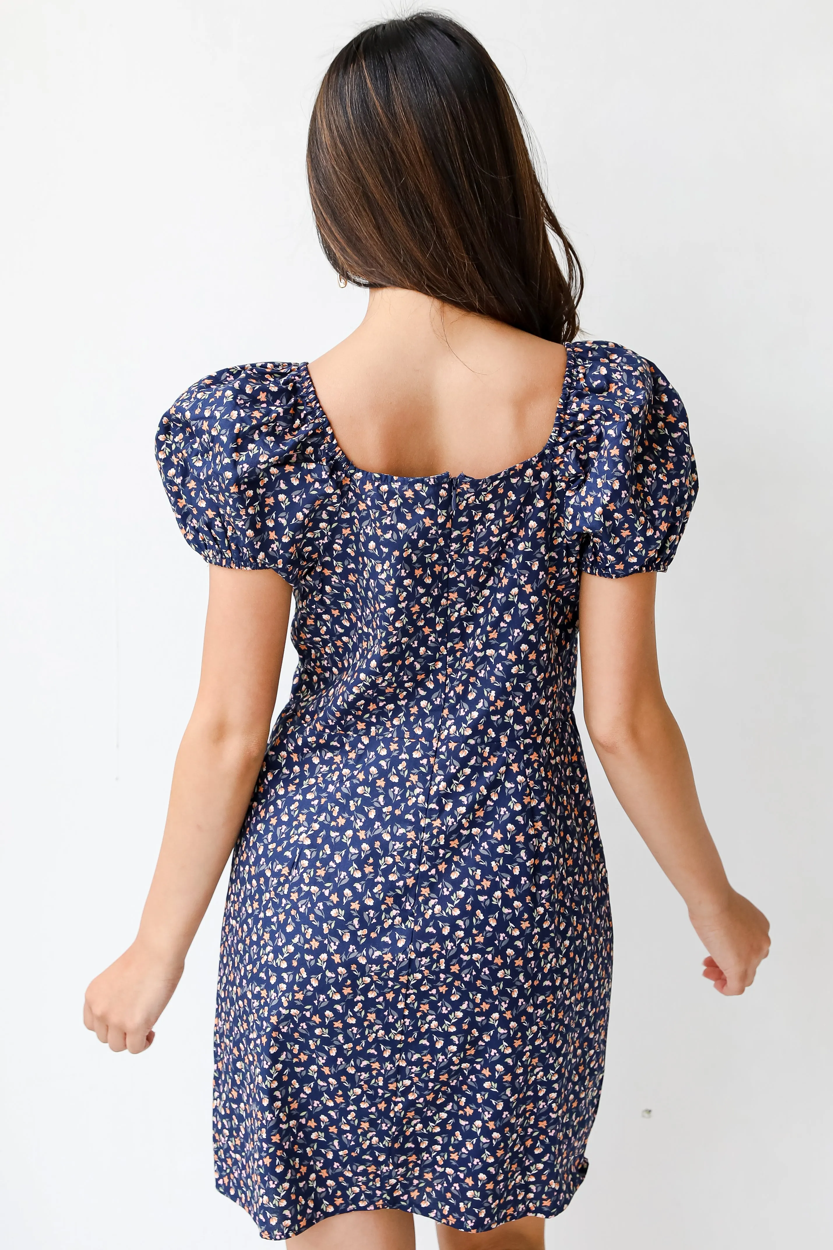 Just Dainty Floral Mini Dress