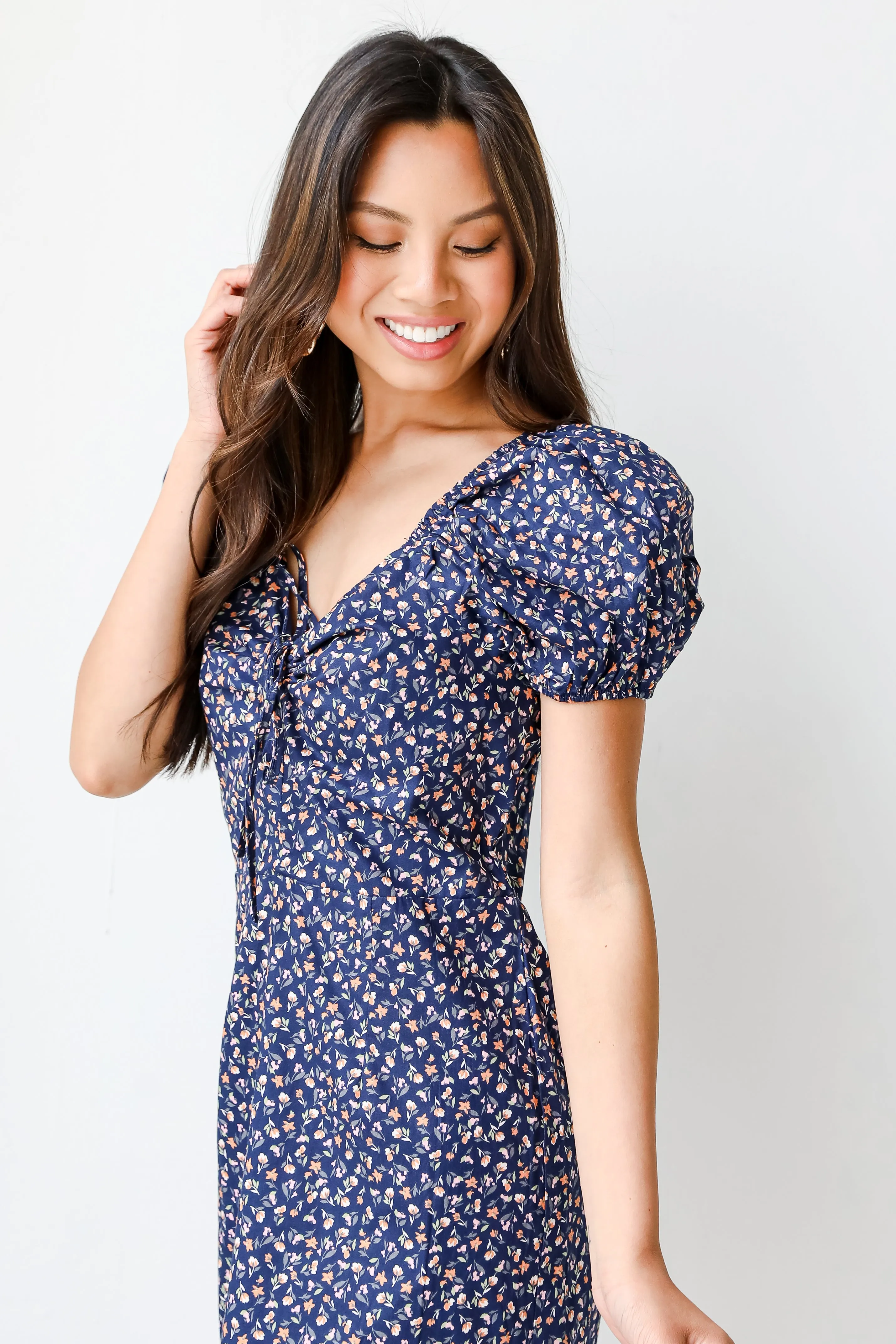 Just Dainty Floral Mini Dress