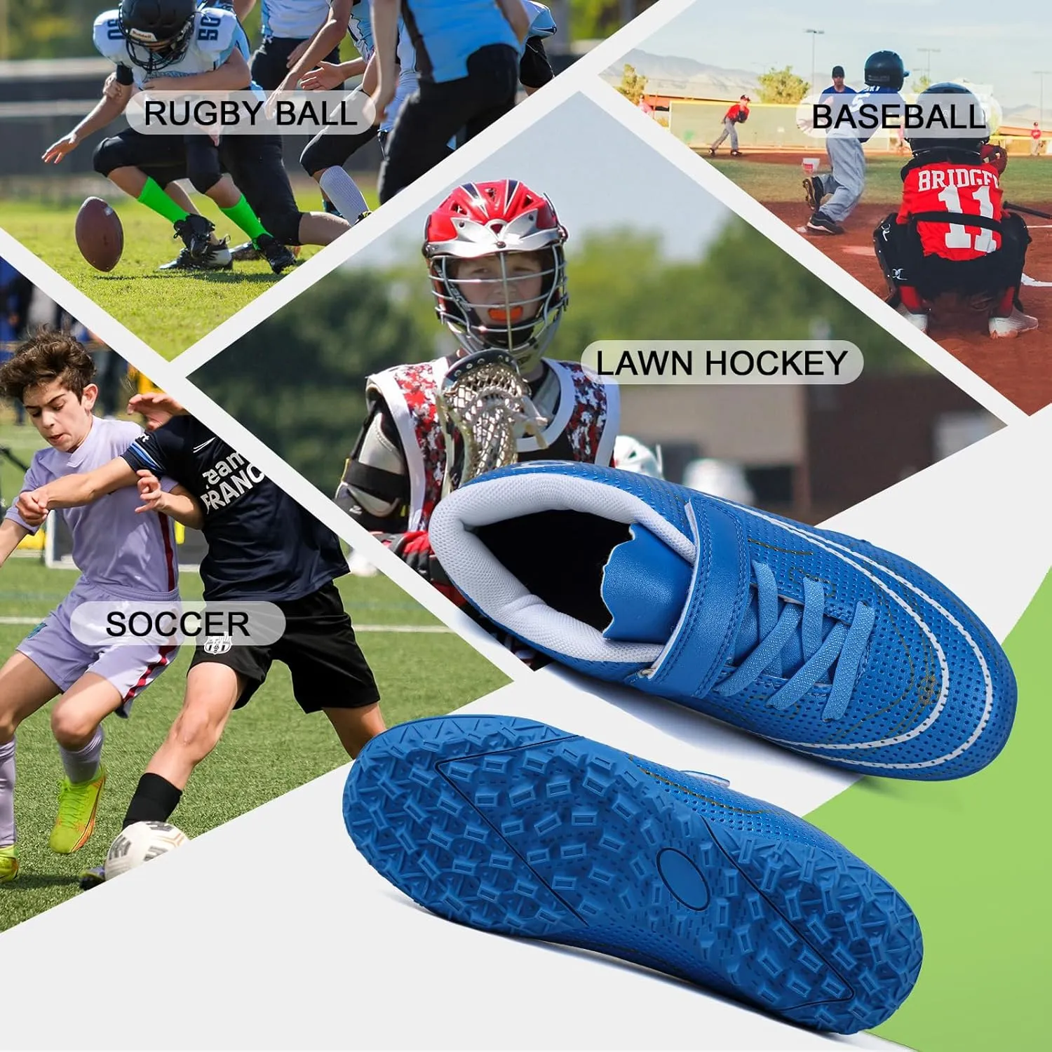 Kids Baseball Cleats Girls Softball Cleats Boys Baseball Shoes