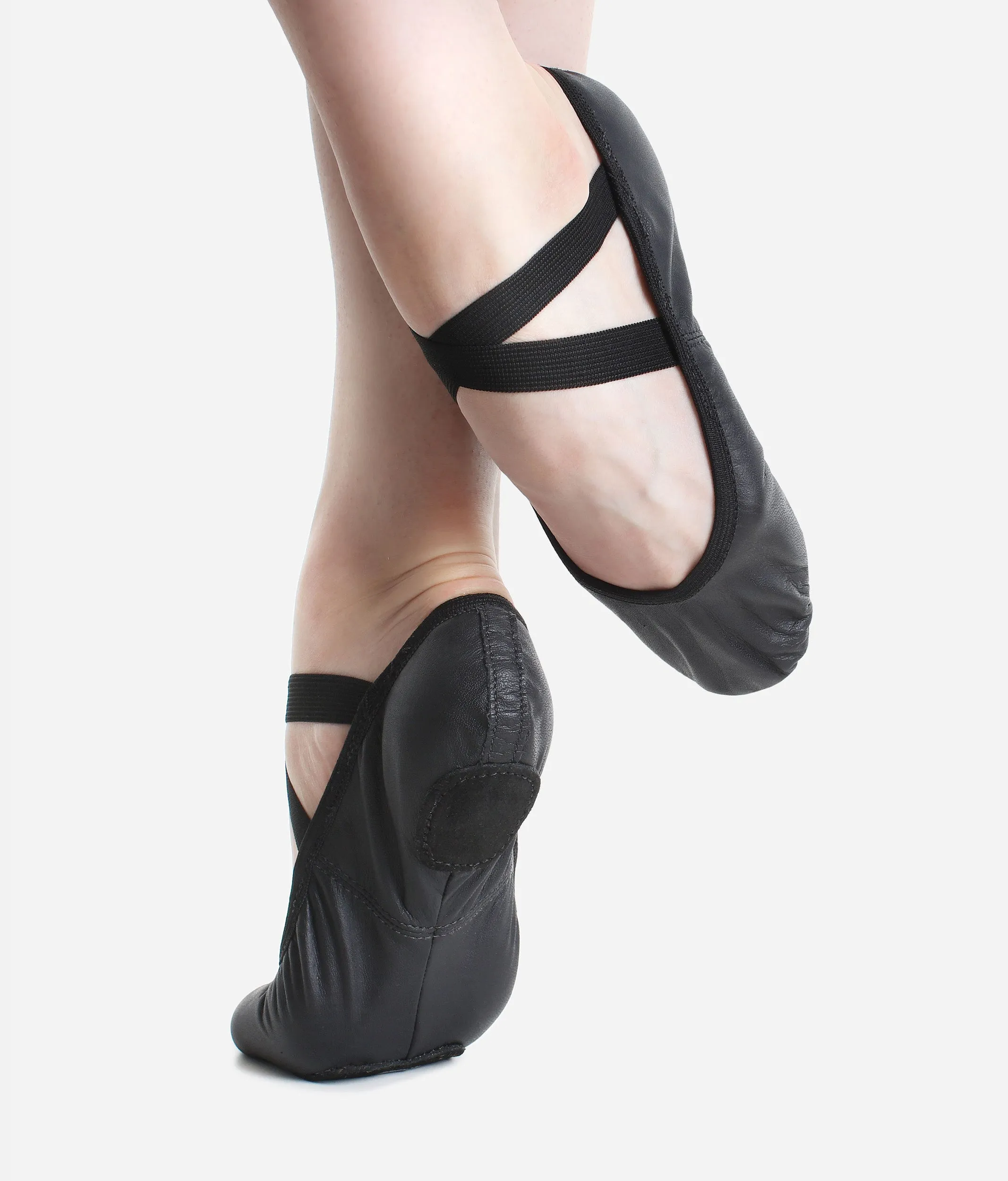 Leather Ballet Shoes SD60 – Split Sole with Pre-Sewn Elastic