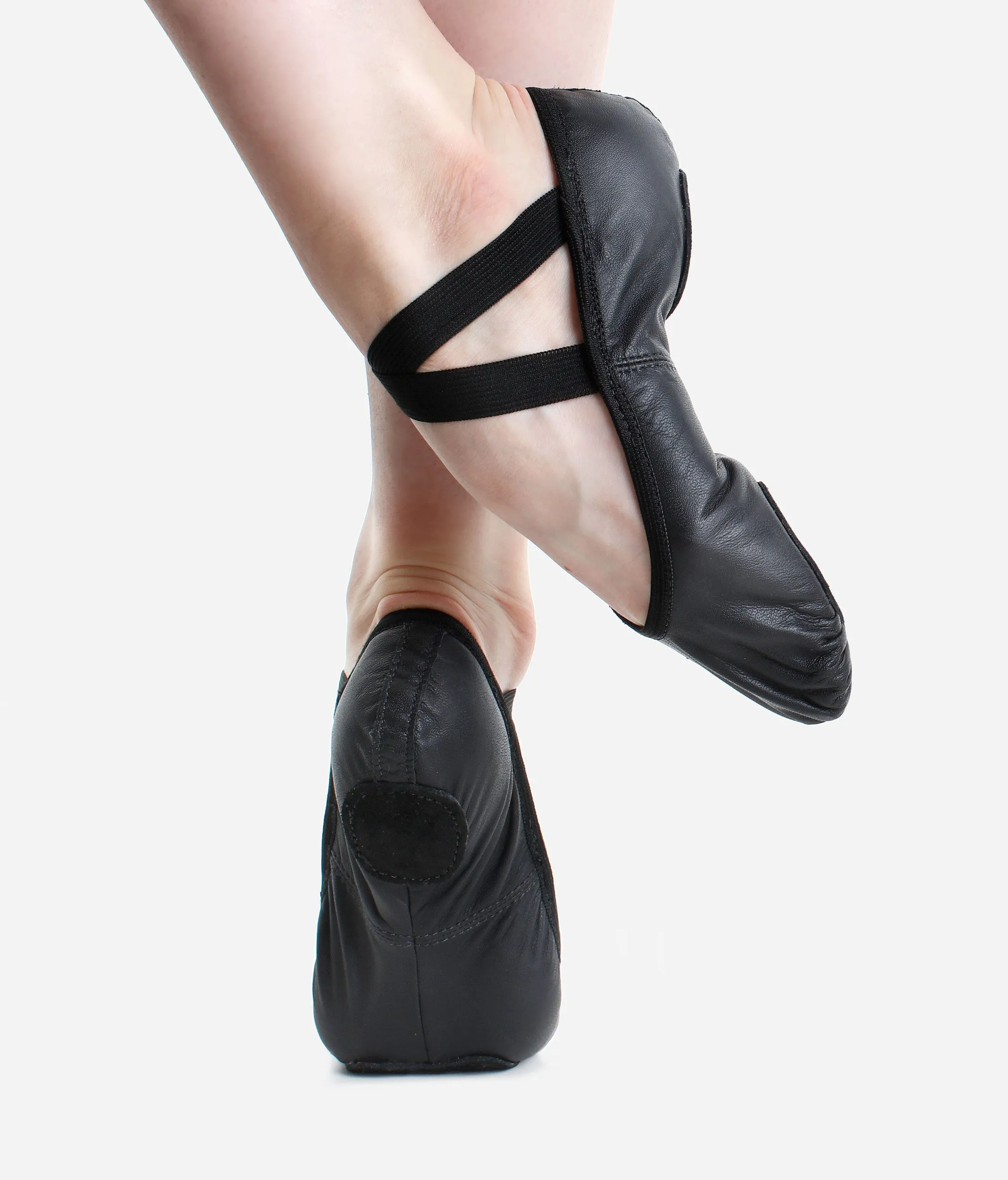 Leather Ballet Shoes SD60 – Split Sole with Pre-Sewn Elastic