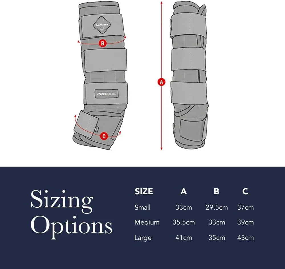 LeMieux Arctic Ice Therapy Horse Boots - Protective Gear and Training Equipment - Equine Boots, Wraps & Accessories