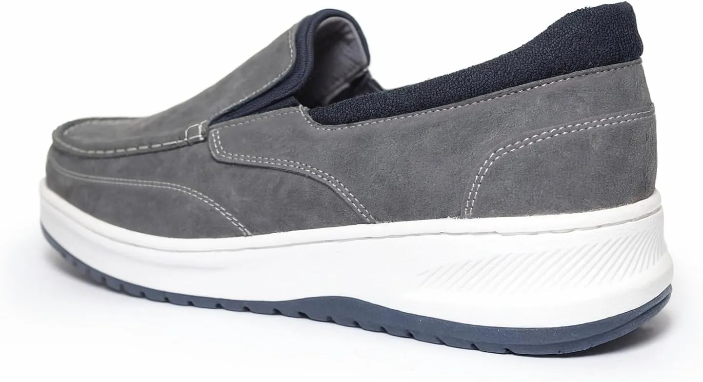 Loafers for Men, Cushioned Insole, Contrast Hand Stitching, Casual Shoes for Men, Mens Slip on Sneakers, Mens Slip on Shoes, Faux Leather