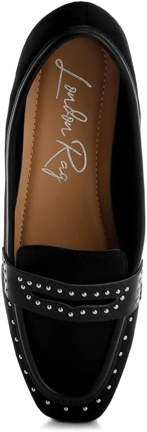 Lumina Penny Strap Studded Loafers