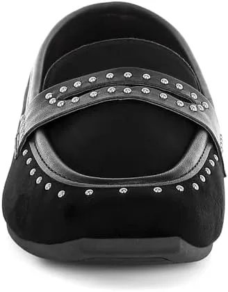 Lumina Penny Strap Studded Loafers
