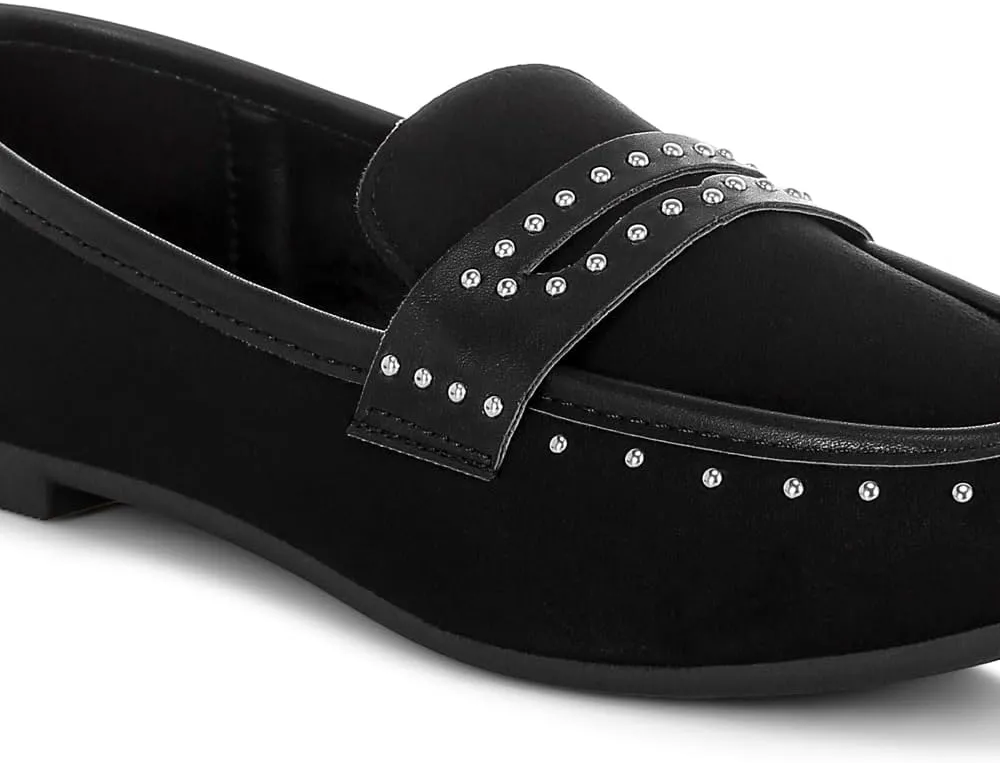 Lumina Penny Strap Studded Loafers