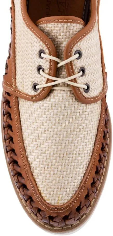 Mens 86 Light Brown Authentic Mexican Leather Huaraches Lace Up Sandals