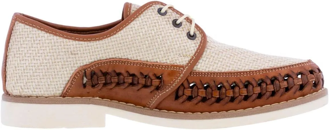 Mens 86 Light Brown Authentic Mexican Leather Huaraches Lace Up Sandals