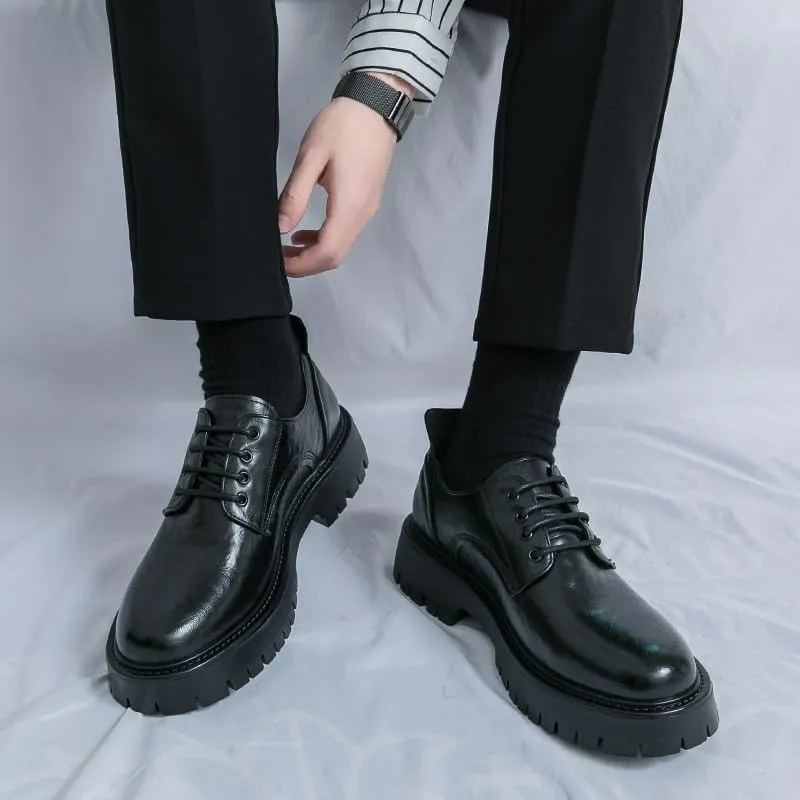 Men's Formal Business Leather Oxfords Comfortable Walking Loafers Driving Work Business Dress Shoes