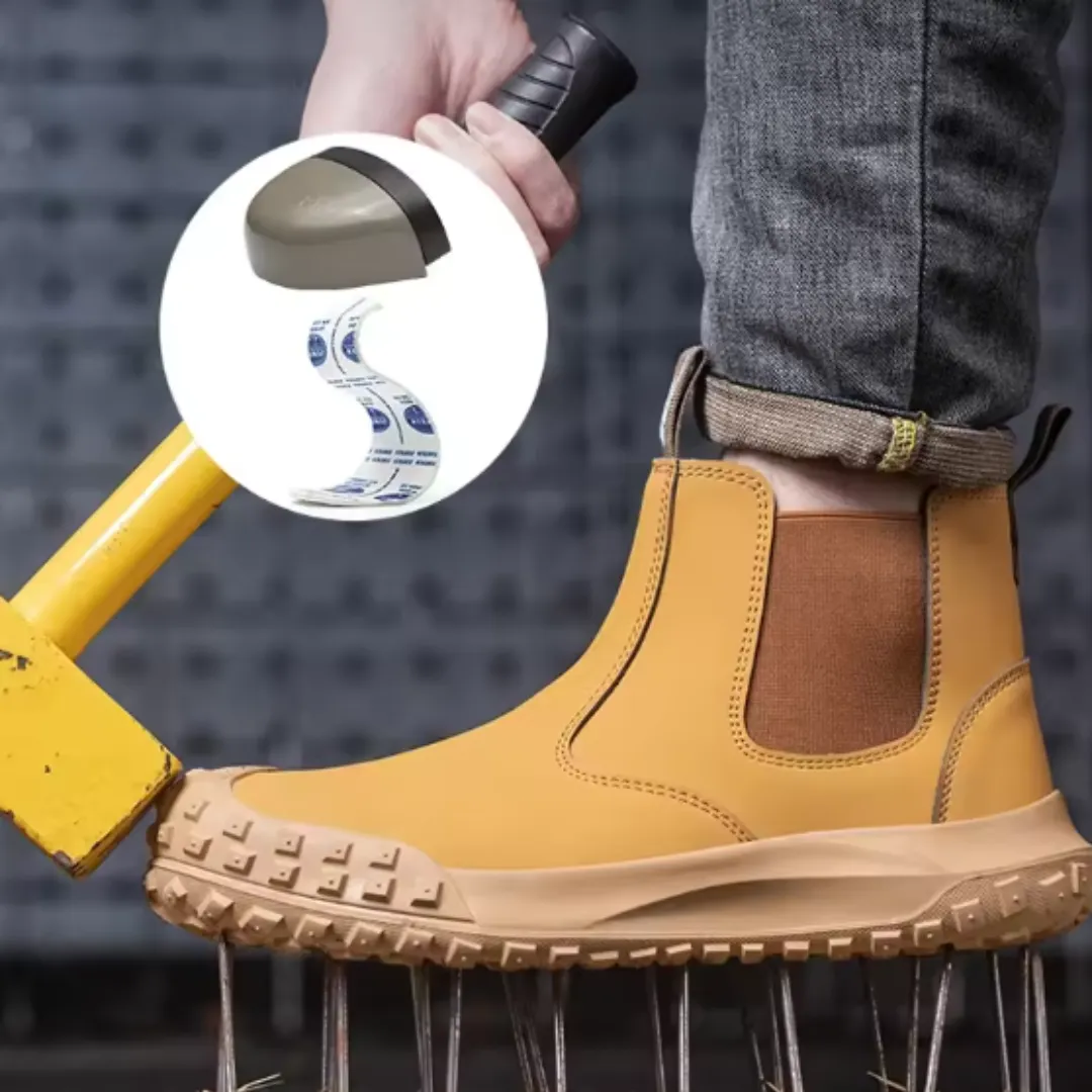 Men's Heat-Resistant Slip-On Welding Boots