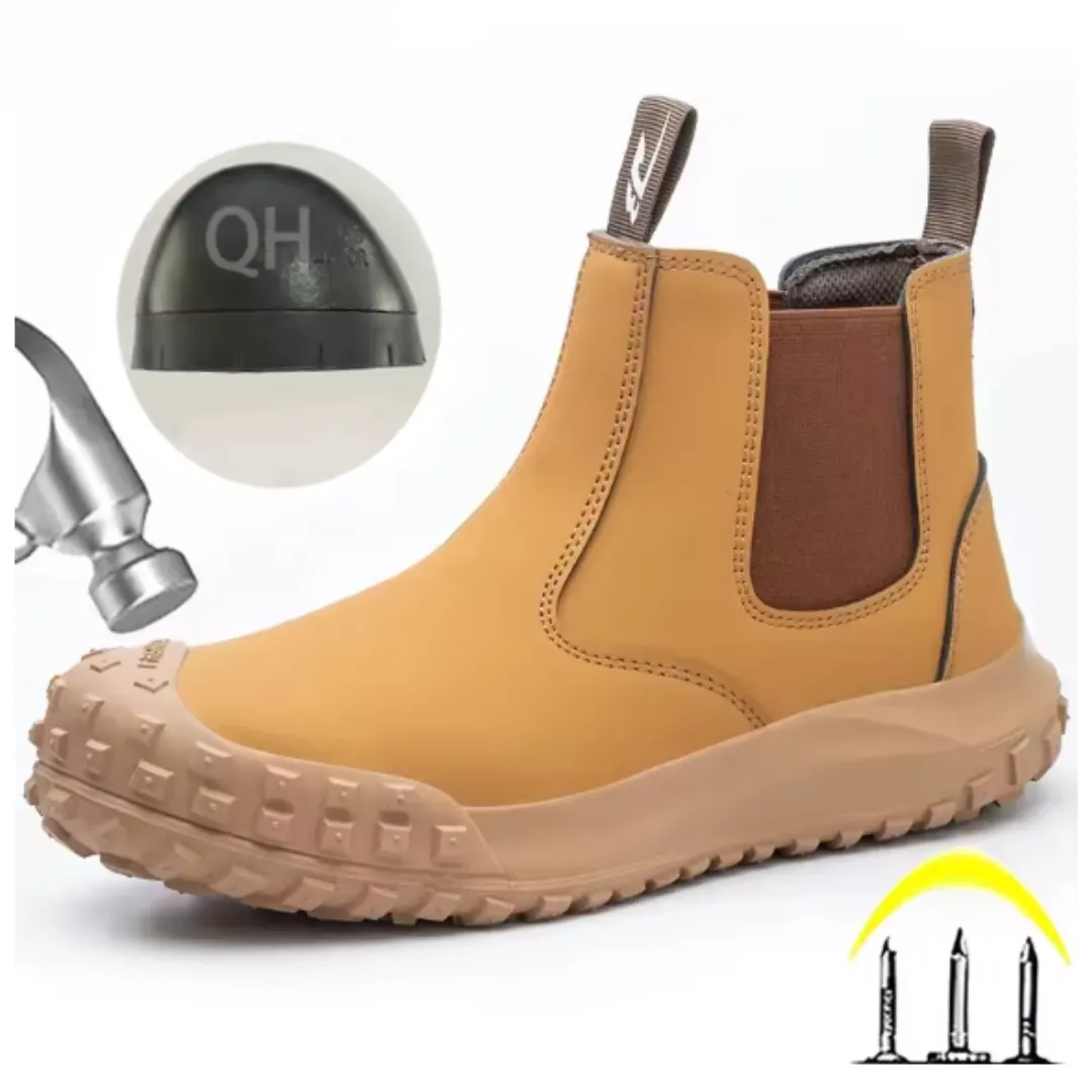 Men's Heat-Resistant Slip-On Welding Boots