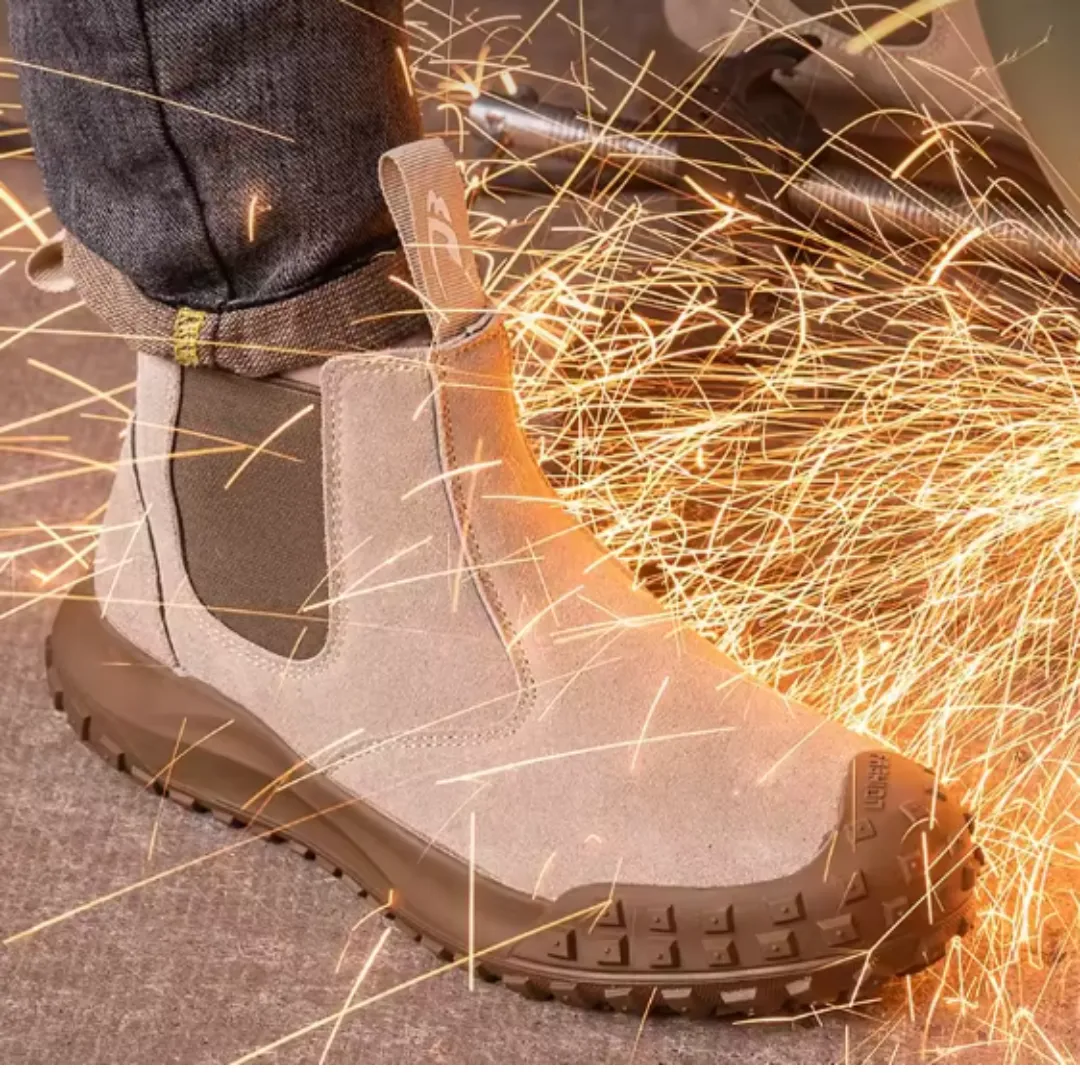 Men's Heat-Resistant Slip-On Welding Boots
