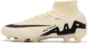 Men's Soccer Cleats Football Shoes High-Tops Non-Slip Spikes Indoor Outdoor Firm Ground Turf Sports Athletic Combat Boots Shoes Size 4.5-11