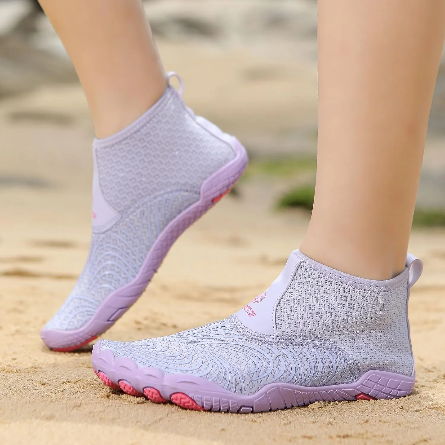 Men's Stretch Shoes Water Socks Beach Shoes Swim Surf Yoga Exercise Elastic Slip On Barefoot Wet for Women