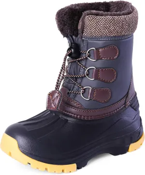 Nova Mountain Boys Girls Little Kids Winter Snow Boots,NF NFWBNN01 Grey 4