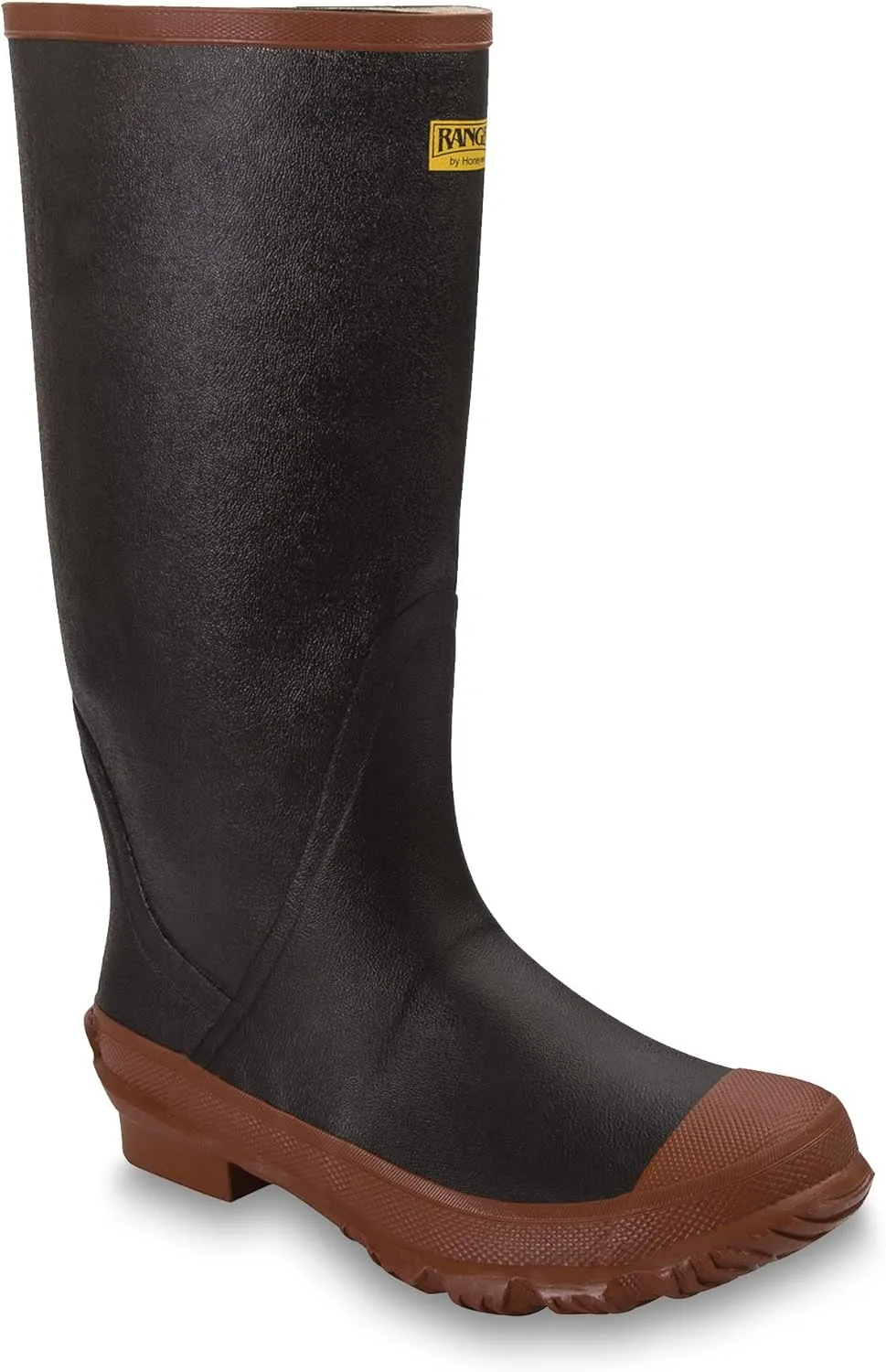 Ranger Swamp 16" Heavy-Duty Men's Rubber Work Boots, Black & Red (A383)